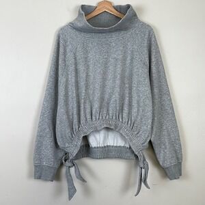 Daily Practice By Anthropologie Sweatshirt Women L Funnel Neck Oversized Slouchy